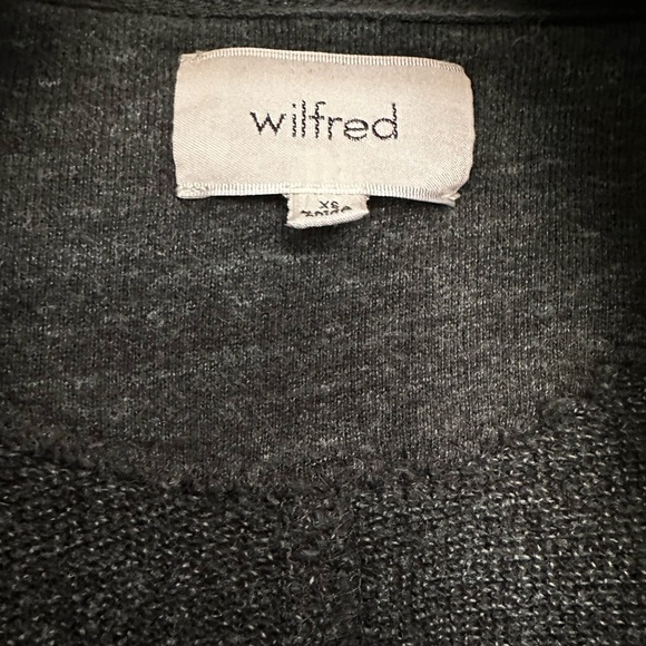 ARITZIA Wilfred Diderot sweater cardigan size XS dark grey - Picture 4 of 4